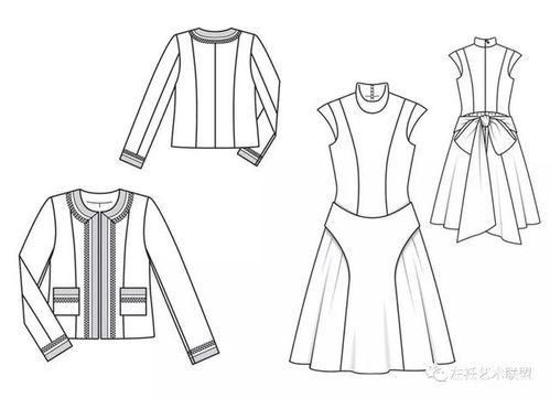服裝設計師入門指南 款式圖的結構繪制與技術推廣